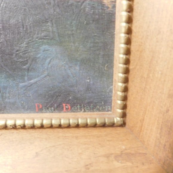 TURNER WALL ACCESSORY PAUL DETLEFSEN THE BIG MOMENT FRAMED PRINT VINTAGE - Picture 5 of 10